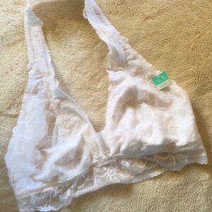 Victoria’s Secret Lace Bralette in White